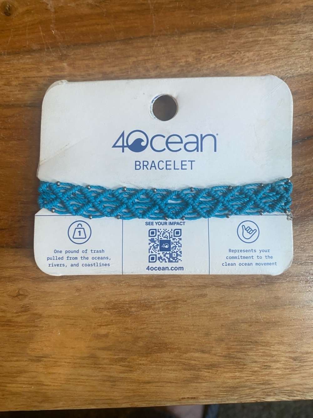 4Ocean Bracelet. Funds a global Ocean Cleanup. NWT